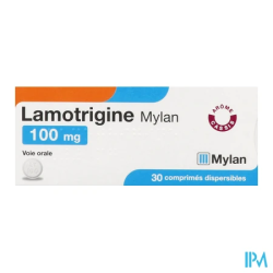 LAMOTRIGINE 100MG VTS CPR DISP30