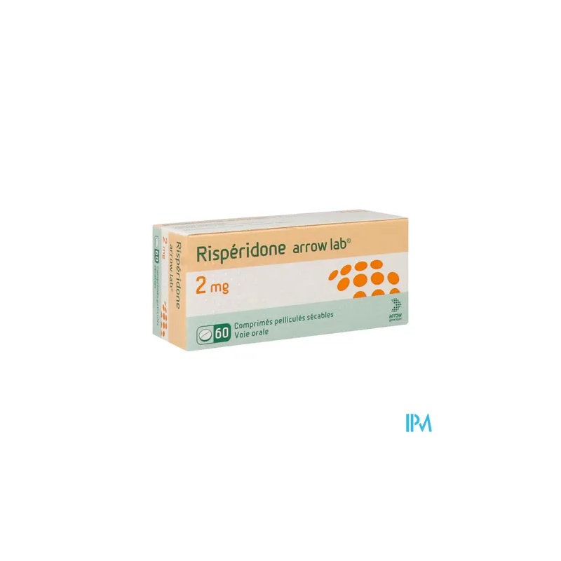 RISPERIDONE 2MG ARW CPR SEC 60