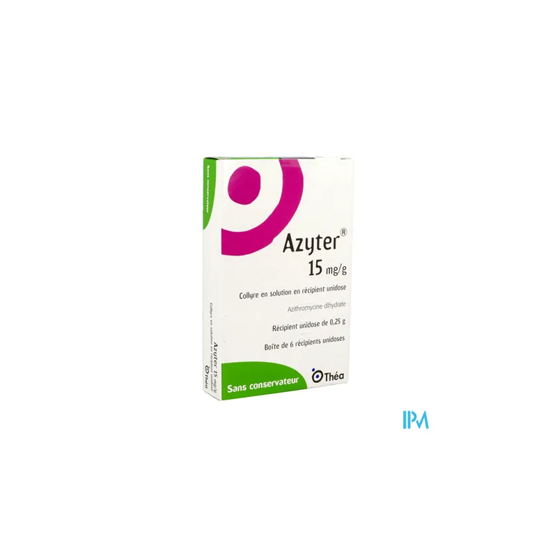 AZYTER 15MG/G COL UNIDOSE 6