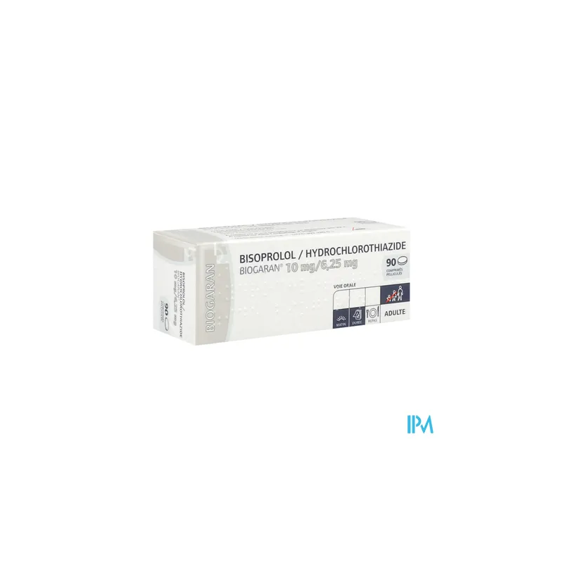 BISOPROLOL/HYD 10/6,25MG BGR CPR90