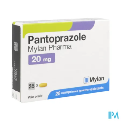 PANTOPRAZOLE 20MG VIATRIS CPR 28