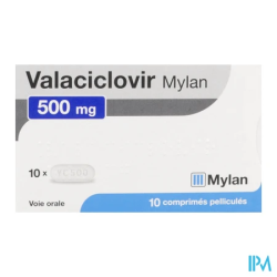 VALACICLOVIR 500MG VIATRIS CPR 10