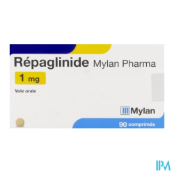 REPAGLINIDE 1MG VTS CPR 90