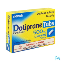 DOLIPRANETABS 500MG CPR 16