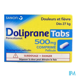 DOLIPRANETABS 500MG CPR 16