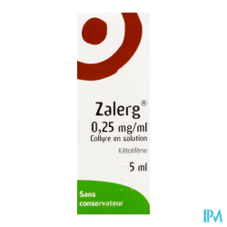 ZALERG 0,25MG/ML COL 5ML