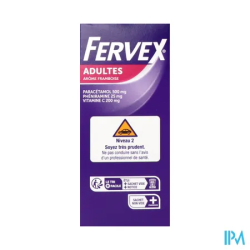 FERVEX ADULTES FRAMBOISE SACH 8