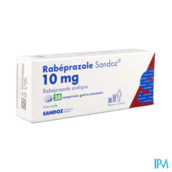 RABEPRAZOLE 10MG SANDOZ CPR 28