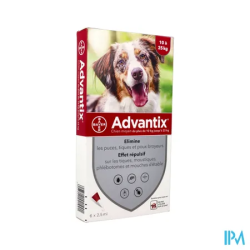 ADVANTIX MOY CHIEN PIPET2,5ML6