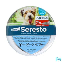 COLLIER SERESTO A/PARA PT CHIEN X2