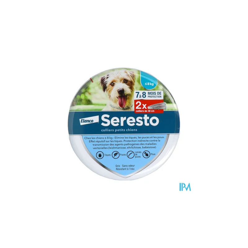 COLLIER SERESTO A/PARA PT CHIEN X2