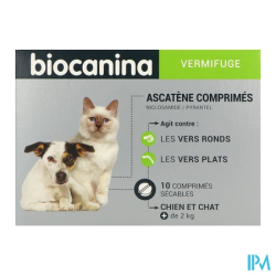Biocanina ascatene cpr verm 10 - La Grande Pharmacie