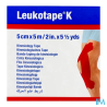 Bde leukotape k rouge 5cmx5m - La Grande Pharmacie
