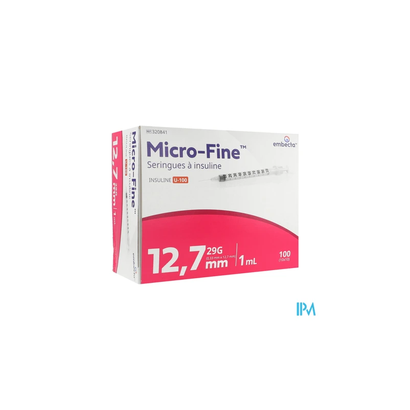 Micro fine sering12 7mm 1ml100 - La Grande Pharmacie