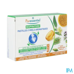PURESSENTIEL RESP PASTIL 3 MIEL 18
