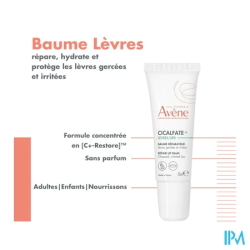 Avene cicalfate baume levres 10ml - La Grande Pharmacie