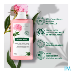Klorane sh pivoine bio 400ml - La Grande Pharmacie