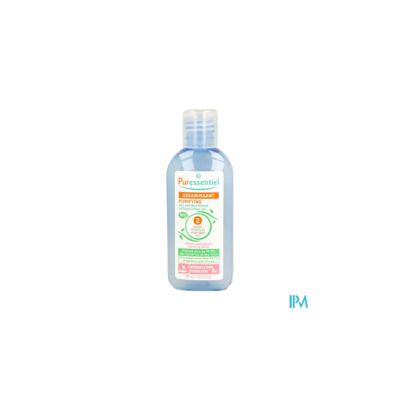 PURESSENTIEL GEL HYDR/ALC SENS80ML
