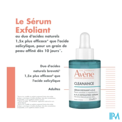 Avene cleanance serum exfol 30ml - La Grande Pharmacie