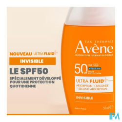 Avene sol spf50 ultr flu inv 50ml - La Grande Pharmacie
