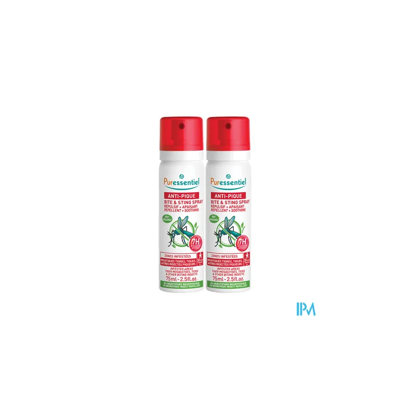 PURESSENTIEL A/PIQUE SPR75ML X2OFF
