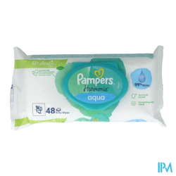 Pampers harmonie aqua 0 linget 48 - La Grande Pharmacie