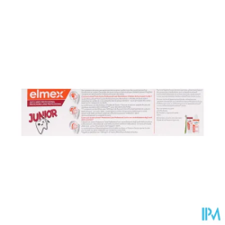 Elmex dent a carie pro junior 75ml - La Grande Pharmacie