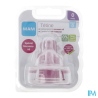 Tetine mam silk debit 0 silic x2 - La Grande Pharmacie