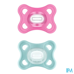 Sucet mam comfort sil rose 2 6m x2 - La Grande Pharmacie