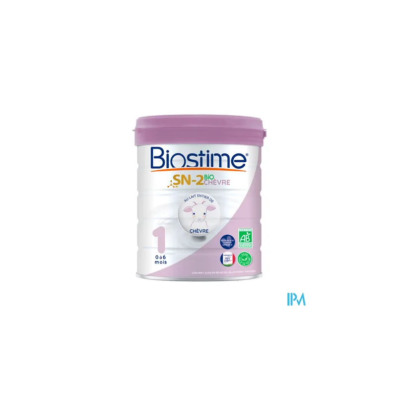 BIOSTIME LAIT CHEVRE 1ER AGE 800G
