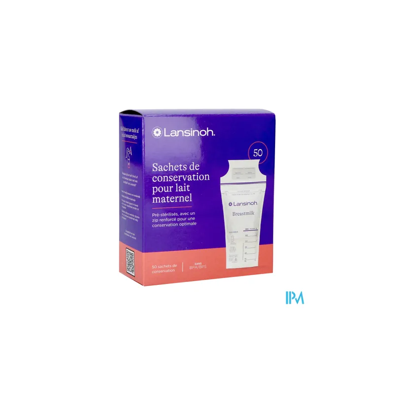 LANSINOH SACH/CONSERV LAIT/MATER50
