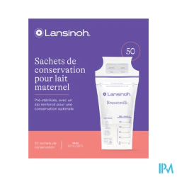 LANSINOH SACH/CONSERV LAIT/MATER50