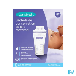 LANSINOH SACH/CONSERV LAIT/MATER50