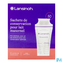 LANSINOH SACH/CONSERV LAIT/MATER50