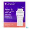 LANSINOH SACH/CONSERV LAIT/MATER50