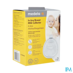 MEDELA INBRA COLLECTEUR LAIT X2