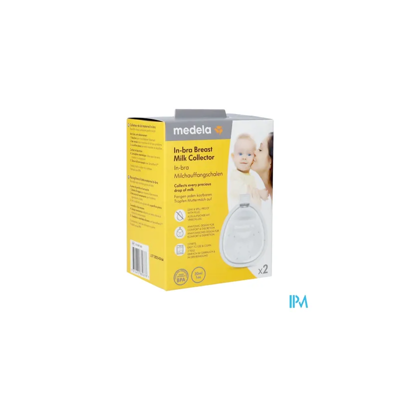 MEDELA INBRA COLLECTEUR LAIT X2