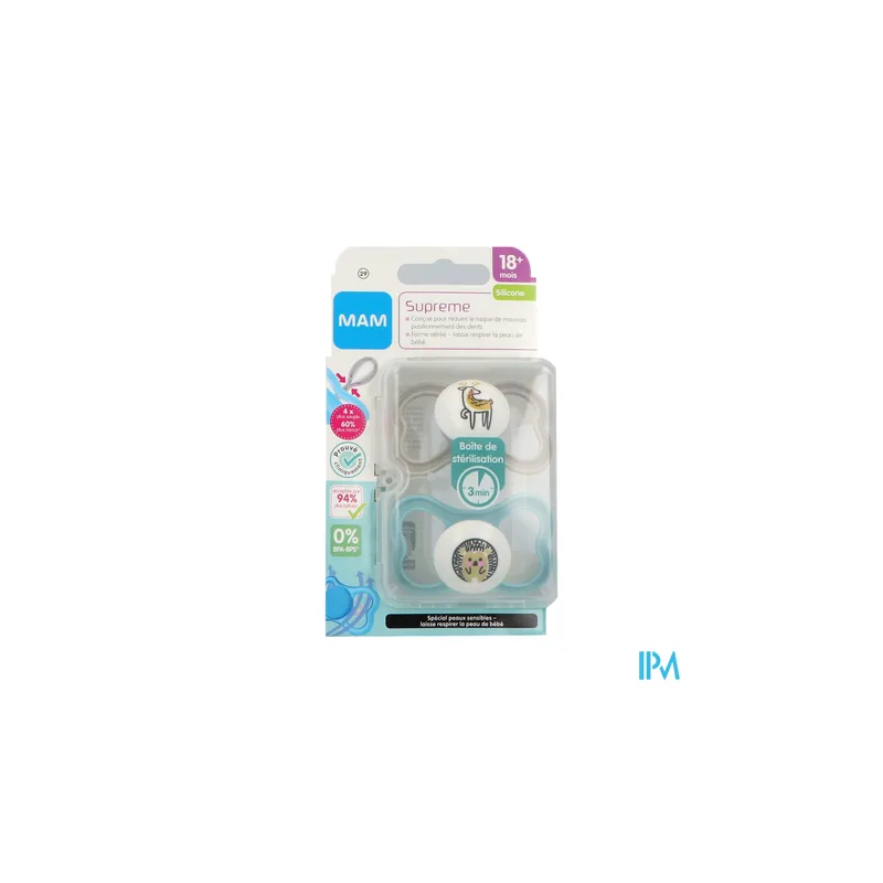 SUCET MAM SUPREME SILIC +18M X2