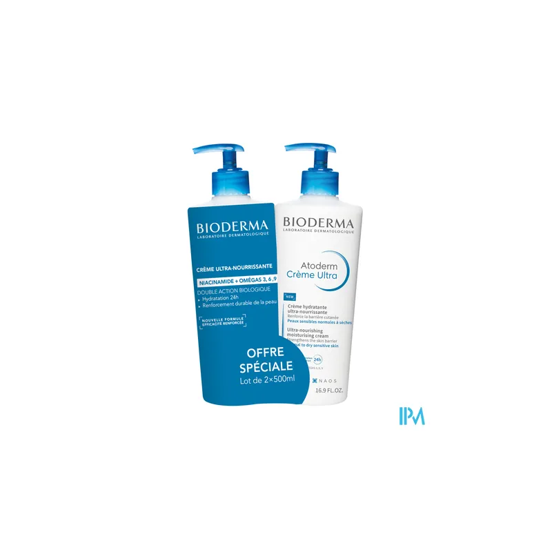 ATODERM CR ULTRA NOURR 500MLX2