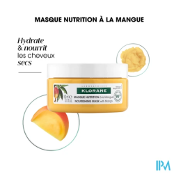 Klorane masq beur mangue pot150ml - La Grande Pharmacie