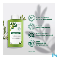 Klorane sh olivier bio 400ml - La Grande Pharmacie