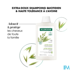 Klorane sh avoine 400ml - La Grande Pharmacie