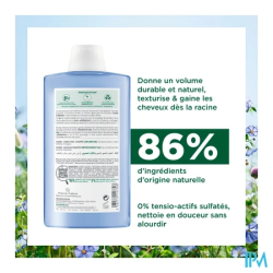 Klorane sh lin bio 400ml - La Grande Pharmacie