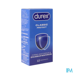 Preserv durex classic protect x12 - La Grande Pharmacie