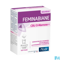 FEMINABIANE CBU D-MANNOSE+ SACH 10
