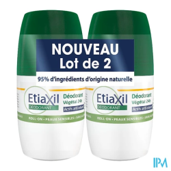 Etiaxil deo veg 24h rollon 50mlx2 - La Grande Pharmacie