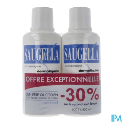 SAUGELLA DERMOLIQUIDE 500ML X2