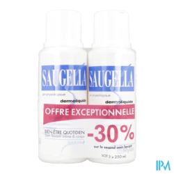 SAUGELLA DERMOLIQ 250ML X2