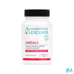 OMEGA 3 LESCUYER CAPS 60