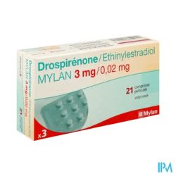 Drospir ethinyl 3 0 02 vts cp3x21 - La Grande Pharmacie